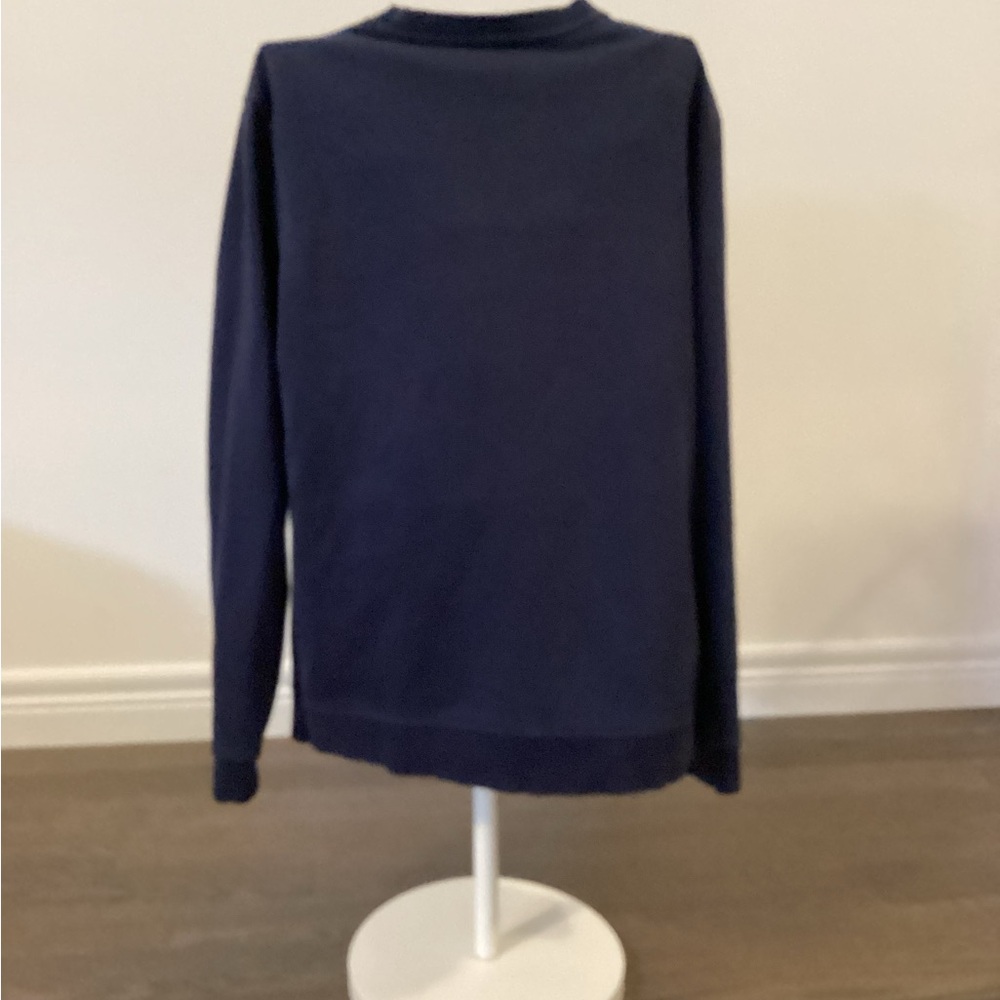 VERSACE Navy Sweatshirt with Embossed Design size L - Picture 3 of 5